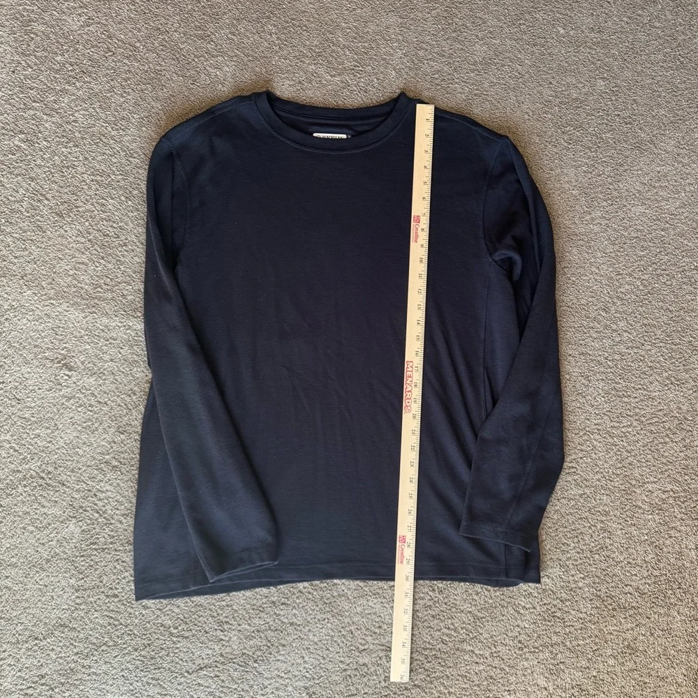 Magellan Outdoors Mens 2XL‎ Moisture-Wicking Long Sleeve Shirt Navy Classic Fit